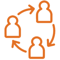 consulting icon orange